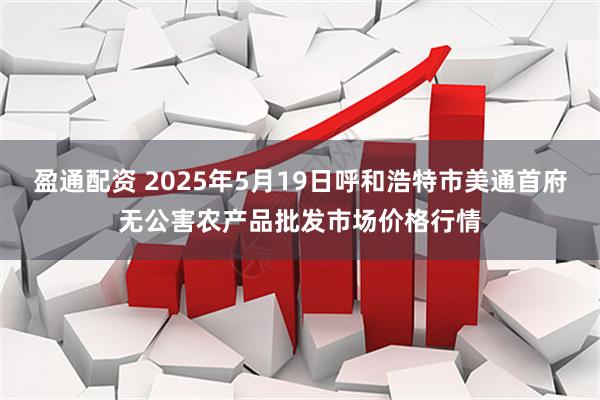 盈通配资 2025年5月19日呼和浩特市美通首府无公害农产品批发市场价格行情